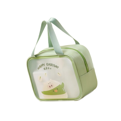 Sturdy Leakproof Personalize Care Storage-Green single layer