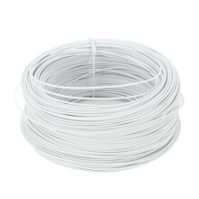 PVC Coated Galvanized Iron Wire 0.55mm 85m White for Secure Cable Bundling and Telecom Installation