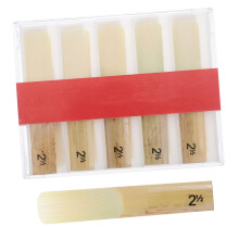 10 Piece Saxophone Reed Set for Beginners with Transparent Case, Enhanced Sound Quality