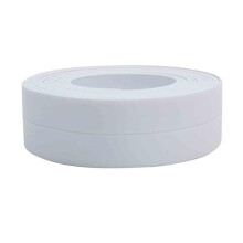 Waterproof Caulk Tape White PVC Self Adhesive Strip 90 Foldable Corner Seal for Bathroom Sink and Toilet