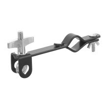 Cowbell Mounting Clamp Percussion Bracket with Ratchet Angle Adjustment and Secure Connection for Drum Set