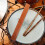Compact Brown Drumstick Holder Bag with Quick Stick Access, Lightweight Protective Pouch for Practice and Performance 2