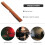 Compact Brown Drumstick Holder Bag with Quick Stick Access, Lightweight Protective Pouch for Practice and Performance 4