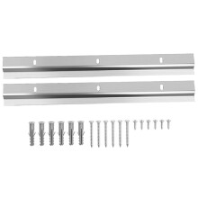 French Cleat Hanger Heavy Duty Mirror Mounting Brackets with Durable Iron Construction for Secure Wall Hanging
