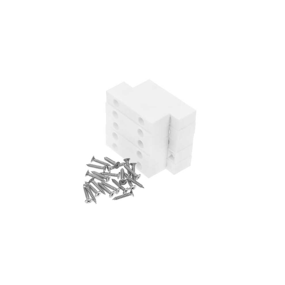 10Pcs Window Security Locks With Screws, Adjustable Sliding Window Restrictor For Home And Rv 9310869641308