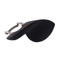 Ebony Violin Chinrest 4/4 Violin Chin Rest Replacement Parts with Screw Ergonomic Comfort Support