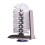Nonslip Suction Cup Base Dish Brush With Flexible Rotating-Gray 1