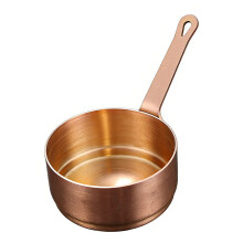 Miniature Saucepan 100ml Stainless Steel Milk Warmer-rose gold