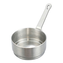 100ml Stainless Steel Saucepan Convenient Metal Milk Pan-silver