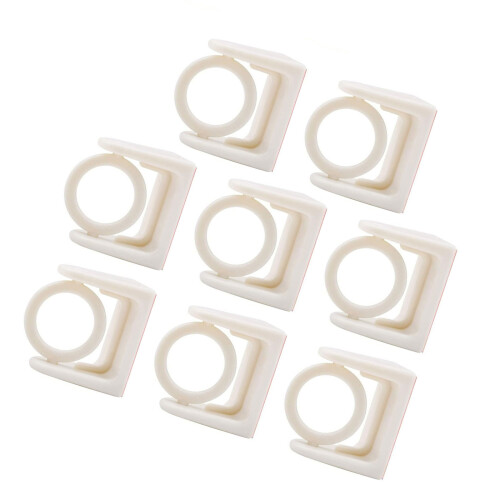 8Pcs Multipurpose Rotating Curtain Hook Simple Curtain Circlets