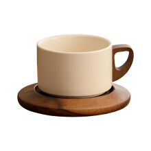Handmade Terracotta Coffee Mug Elegant Florals Tea Cup Set-2 D