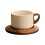 Handmade Terracotta Coffee Mug Elegant Florals Tea Cup Set-2 D 1