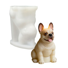 3D Dog Shape Silicone Mould For Making Scented Candle And Soap