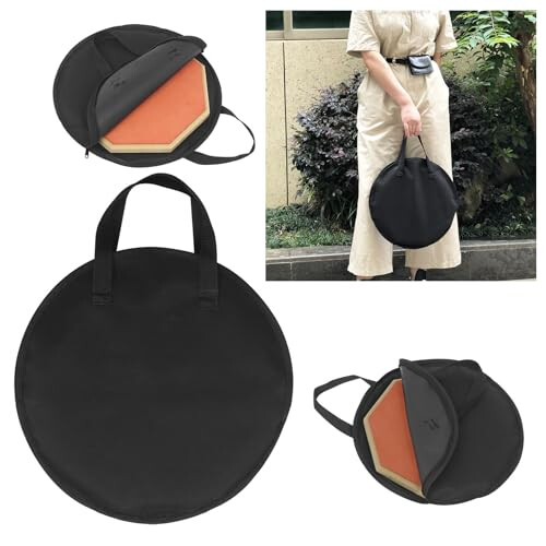 Backpack Drum Bag with Handle, Secure Drum Protection, Lightweight Percussion Instrument Case 1