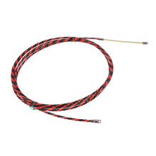 Electrician Cable Puller 5m Steel Wire Threading Tool with 360 Rotating Head for Conduit Installation