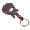 Leather Guitar Pick Holder with Brass Keyring, Compact Secure Case Includes 5 Plectrums, Brown 4