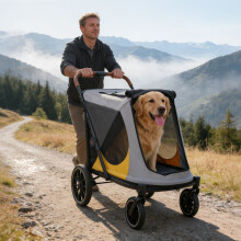 Portable Foldable Dog Jogger Wagon Stroller