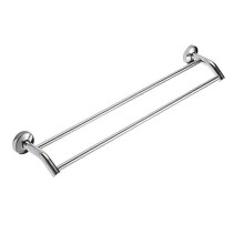 Towel Rack Wall Mounted Stainless Steel Double Towel Bar RustResistant SpaceSaving 30cm for Bathroom Hotel Kitchen