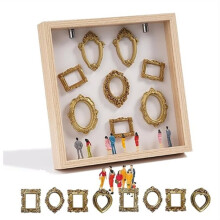 -Museums-Silhouette-Box zum Selbermachen - Erinnerungen Stilvoll Festhalten, Schattenbox-Rahmen-Set, Foto-Display-Rahmen-Set
