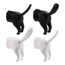 Kühlschrankmagnete mit Katzenpopo-Motiv, 4er-Pack Lustige Kühlschrankmagnete mit Katzenmotiv für Notizen, Fotos, Schlüssel