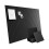 Cork Board Alternative Push Pin Board Cork Board Wall-Black 1