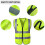Visibility Safety Vest Class 2 Reflective Work Vest with Pockets Custom  for Construction 4