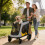 Bingopaw Portable Foldable Dog Jogger Wagon Stroller 4