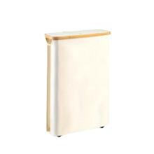 Caixa para Armazenamento de Papel Higiênico em Rolo Longo, Dobrável, com Base Antiderrapante, Ideal para Guardar e Organizar Itens no Banheiro, Cor