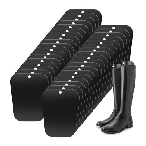 30 Pcs Boot Shapers, Boot Shaper Inserts for Women and Men to Keep Shape, Black Tall Boot Shapers Insert Boot Fillers
