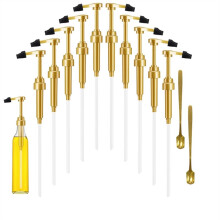 Lot de 10 Pompes Doseuses pour Sirop de Café avec Capuchons, Compatibles avec les Bouteilles en Verre de 750 Ml, Dosage de 7 Ml (1/4 Oz) pour