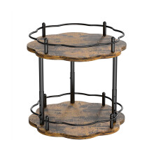 Multipurpose 360 Rotating Wooden Tray Ideal for-plum bossom