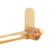 Pare-chocs de poignée de porte en Silicone, 6 pièces, avec-brun