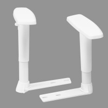 Office Chair Armrest Replacement Pair, Adjustable Height Ergonomic Pads, Fits Most Gaming Chairs