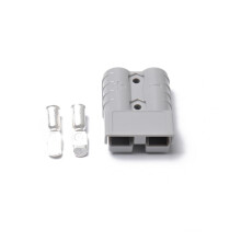 Anderson Style Power Connector 50A 600V Quick Disconnect Plug for Forklift or Trailer Grey