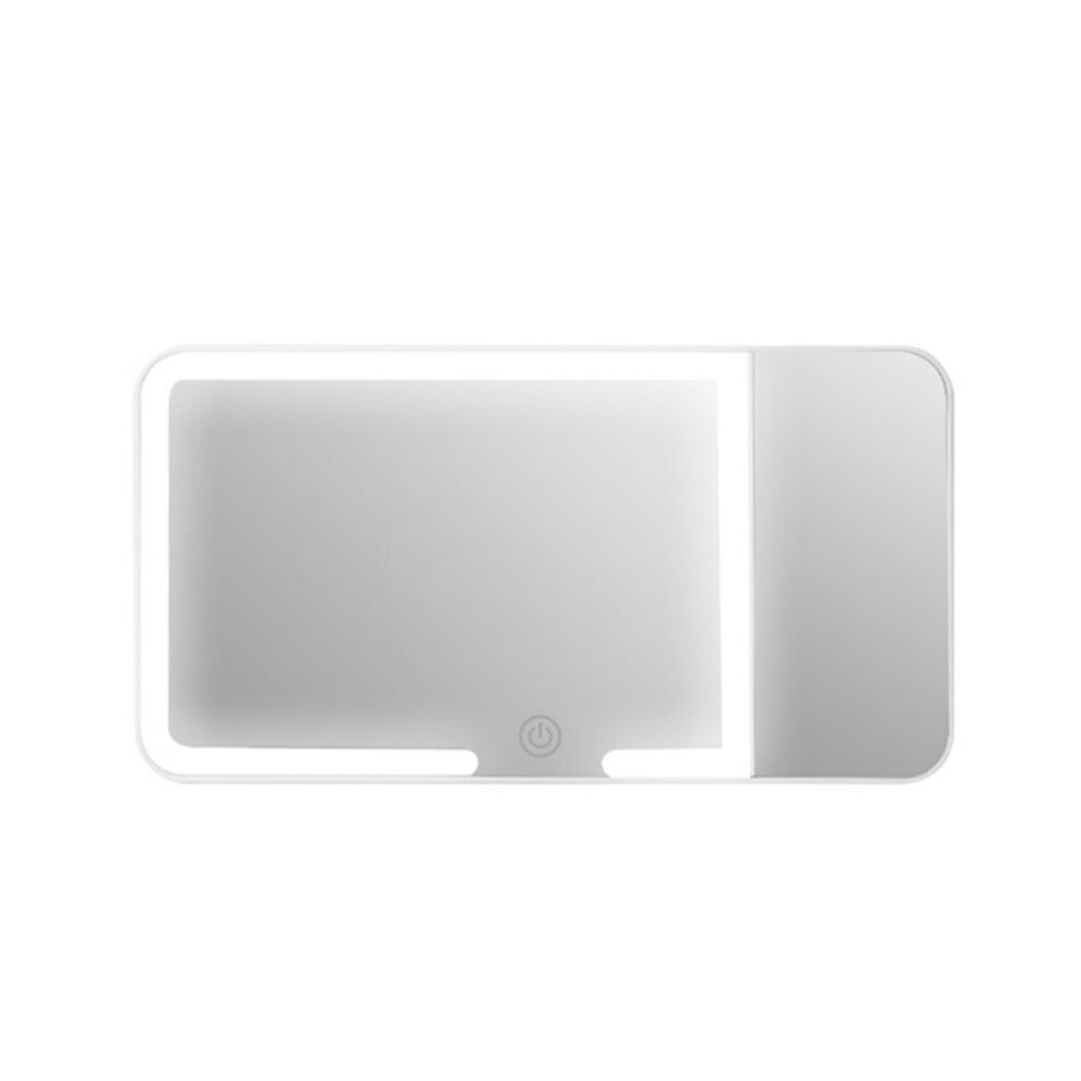 Car Sun Visor Vanity Mirror,Rechargeable Led 3 Modes,Dimmable Touch Screen,Side With 5 Magnification Mirror Image Light 6031151179745