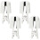2 Pair Ear Clip Electrode Double-Sided Rubber  Comfortable, Compatible for Tens Unit & CES Stimulation 1