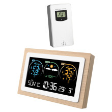 Home Wireless Weather Stations Color Display Outdoor Indoor