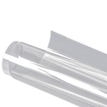Office Chair Mat 45x85cm Transparent PVC Clear Floor Protector for Hardwood and Carpet, AntiSlip AntiScratch Easy Clean Design