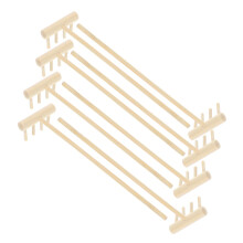 Mini Zen Garden Rake Set 8pcs for Desktop Decor, Durable Natural Small Sand Tools with Precise Pattern Design