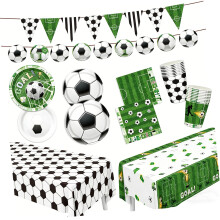 Soccer Lover Party Box With 164 Required Items Including Plates