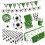 Pack Of 164 Football Themed Tableware Set Includes Plates Cups 1