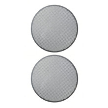 2PCS 61MM Coffee Metal Mesh Filter Stainless Steel-Round hole