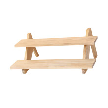Bucolic Style Perfume Storage Shelf-two floors Long 40CM