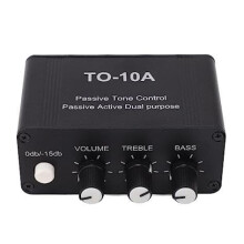 Mini NE5532 Stereo Preamp Audio Preamplifier Board for Speakers, Low Noise Line Level Plug and Play