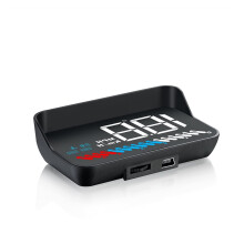 OBD2 GPS Car HUD Display 3.5 Inch Head Up Display with Dual OBD GPS Mode and Clear Windshield Projection