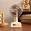 Mode USB wiederaufladbare elektrische Ventilator tragbare-Grün 3
