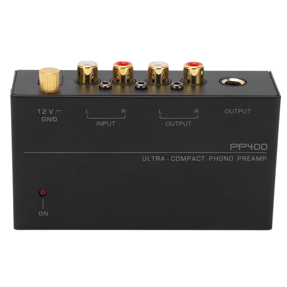 Phono Preamp For Turntable With Accurate Riaa Equalization, Low Noise 35Db Gain, Metal Housing 9310869643883
