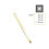 Door Lock Square Rod 6x6mm 150mm Solid Steel Shaft Durable Construction Precise Fit 2Pcs 3