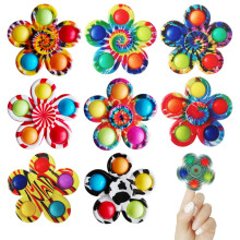 8 Pcs Fidget Spinner Pop Fidget Toy Set for Kids, Stress Relief Sensory Party Favors and Easter Basket Stuffers