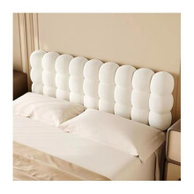 Wall Mounted Headboard Pillow, Plush Triangle Wedge Bed Backrest Cushion with Ergonomic Support and Removable Washable Cover
